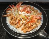 รูปขั้นตอนการทำที่ 2 ของ กุ้งนึ่งซอสกระเทียม