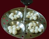 A picture of step 6 of Sweet and savory dumplings with Little Millet (Paal kozhukattai, masala mani kozhukattai in tamil).