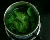 A picture of step 2 of Cheesy spinach bombs.