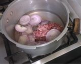 A picture of step 1 of 3 spice Aloo Keema Recipe.