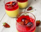 صورة لخطوة 4 من وصفة حلوى الكاستر مع الجيلي والفواكه 🍇🍓