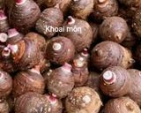 Hình bước làm 1 của món Chả Giò khoai môn-thịt