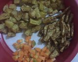 Foto langkah ke 2 dari resep Tumis Daging Sapi Kentang Tempe & Wortel.