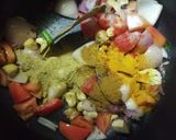 A picture of step 3 of Haydrabadi veg.korma.