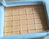 Ciasto na zimno z herbatników z kremem i kajmakiem krok przepisu 1 zdjęcie