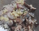 Foto langkah ke 2 dari resep Nasi Goreng Ikan Sayur Ijo.