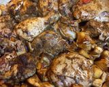 A picture of step 6 of Pollo con Piña y Berenjena.