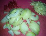 Foto langkah ke 2 dari resep Daging tumis bumbu teriyaki bawang bombay.