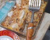 Foto del paso 4 de la receta: Torta fácil de manzanas con bocha de helado de crema
