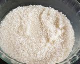 A picture of step 1 of Gobindobhog rice vegetable khichdi.