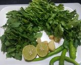 A picture of step 1 of Minty Chutney.