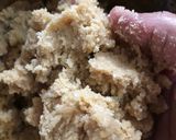 A picture of step 2 of Whole Wheat Coconut cookies.