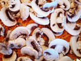 Cacerola de champiñones y zanahoria salsa soya