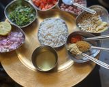 A picture of step 1 of Fireless Crunchy Puff Rice Bhel (evening snacks).