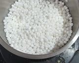 A picture of step 1 of Sabudana cutlets.