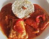 Foto del paso 11 de la receta: Lomos de Bacalao en salsa Vizcaína con arroz especiado