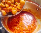 A picture of step 11 of Gatte ki sabji 😋 (Besan gatte ki sabji).