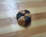 A picture of step 6 of Double Layer Chocolate Peda.
