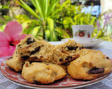 Foto del paso 5 de la receta: Galletitas de garbanzo y mijo con chocolate y pasas