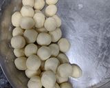 A picture of step 1 of Chandrakala Ganesh chaturthi special.