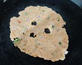 A picture of step 5 of Raw papaya Roti.