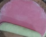 A picture of step 3 of Tri colour puri.