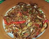Foto langkah ke 6 dari resep Balado teri dan kulit petai.