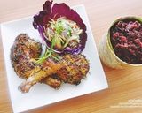 รูปขั้นตอนการทำที่ 5 ของ ไก่อบพริกไทยดำ & ยำแอปเปิ้ลเขียว