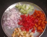 *நார்த் இண்டியன் வெஜ் கடாய் கிரேவி*(veg kadai gravy recipe in tamil) ரெசிபி ஸ்டேப் 1 புகைப்படம்