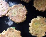 A picture of step 5 of Chana dal tikki.