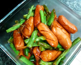 Foto langkah ke 3 dari resep Tumis sosis buncis super ala kadarnya.