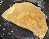 Foto del paso 5 de la receta: 🥚🍚🧀 Omelette de arroz - Bomba de huevo rellena de arroz al roquefort 🧀🍚🥚