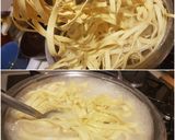 Foto del paso 9 de la receta Tallarines frescos con variado de setas en salsa blanca