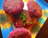 A picture of step 3 of Beetroot Patties.