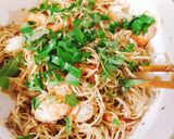 Hình bước làm 5 của món Gỏi Tôm Hoa Chuối