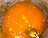 A picture of step 4 of Karachi halwa / Bombay Karachi halwa.