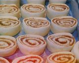 A picture of step 1 of Sticky Cinnamon buns with Lemon drizel frosting:.