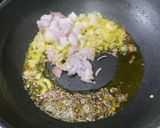 A picture of step 2 of Panash Matar Masala (Odia Style Curry/lunch).
