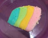 Foto langkah ke 8 dari resep Bolu kukus rainbow.