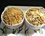 A picture of step 4 of #56Bhog#Post-4#Limbu Mari Sev & Ratlam sev.
