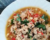 รูปขั้นตอนการทำที่ 3 ของ โหระพาผัดหมูสับ