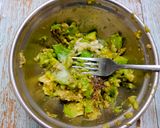 A picture of step 2 of Avocado Toast.
