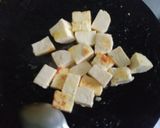 A picture of step 4 of Palak paneer.