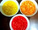 Hình bước làm 1 của món Chè sương sa hạt lựu