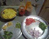 A picture of step 1 of Vadhareli khichadi.