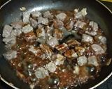 Foto langkah ke 4 dari resep Sate Goreng Sapi.