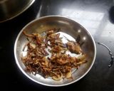 A picture of step 2 of Smoky mushroom biryani.