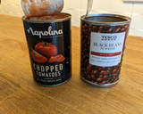 A picture of step 5 of Mexican black bean and sweetcorn soup.