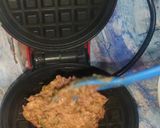 A picture of step 4 of Papaya Multi Grain Waffle.