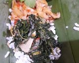 Foto langkah ke 6 dari resep Nasi Bakar Jamur Kenikir.